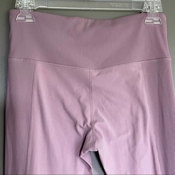 Athleta Elation Hybrid High Rise Rib Tight Pink Sm - Picture 15 of 16
